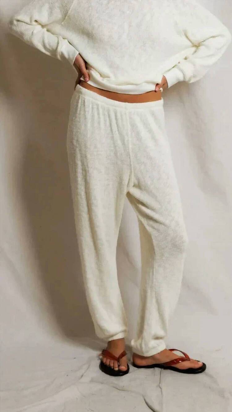 NEW PERFECTWHITETEE keanu summer sweatpants in natural